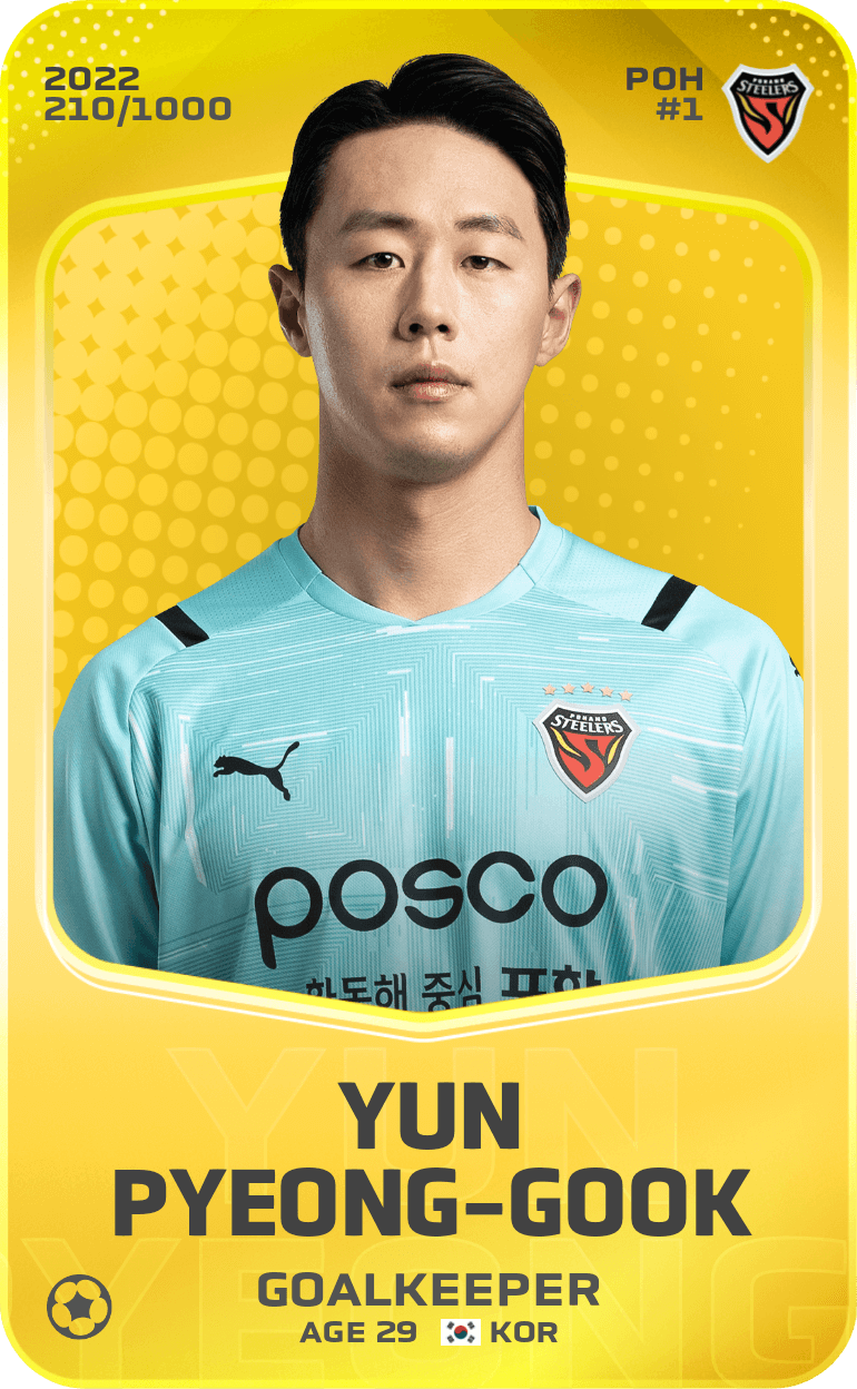 Yun Pyeong-Gook 2022-23 • Limited 210/1000
