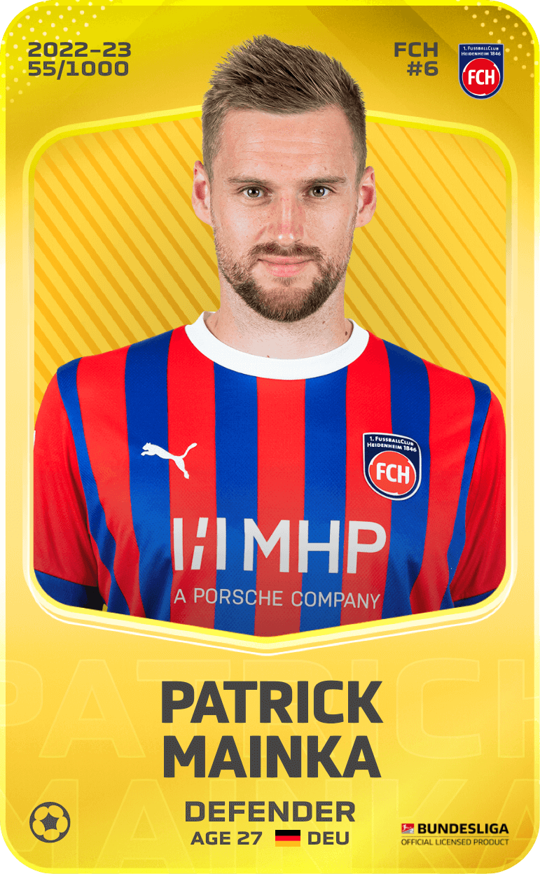 Patrick Mainka 2022-23 • Limited 55/1000