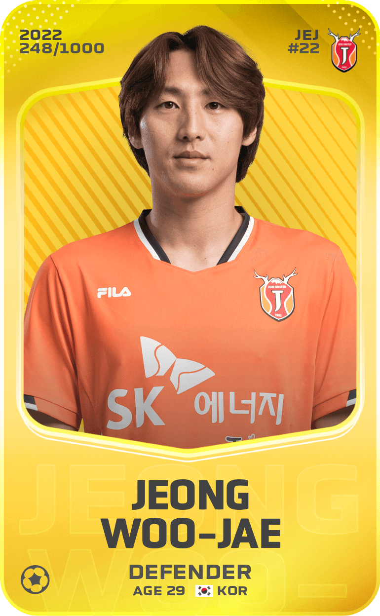 Jeong Woo-Jae 2022-23 • Limited 248/1000