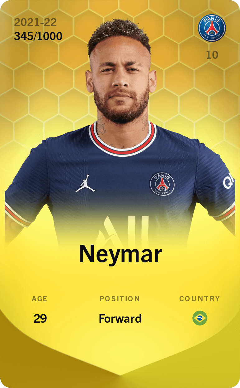 Neymar 2021-22 • Limited 345/1000