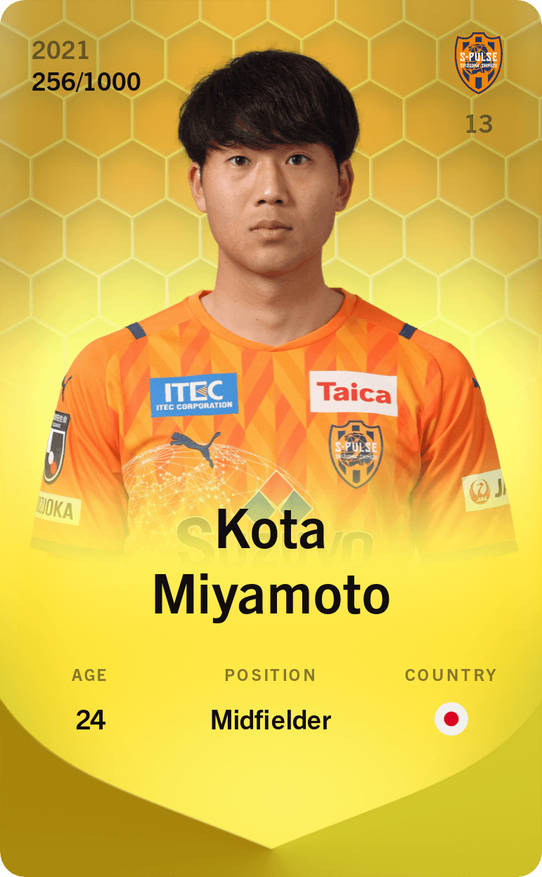 Kota Miyamoto 2021-22 • Limited 256/1000