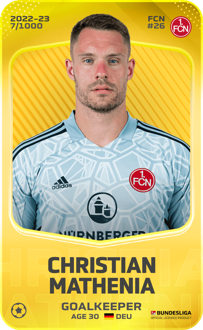 Christian Mathenia 2022-23 • Limited 7/1000