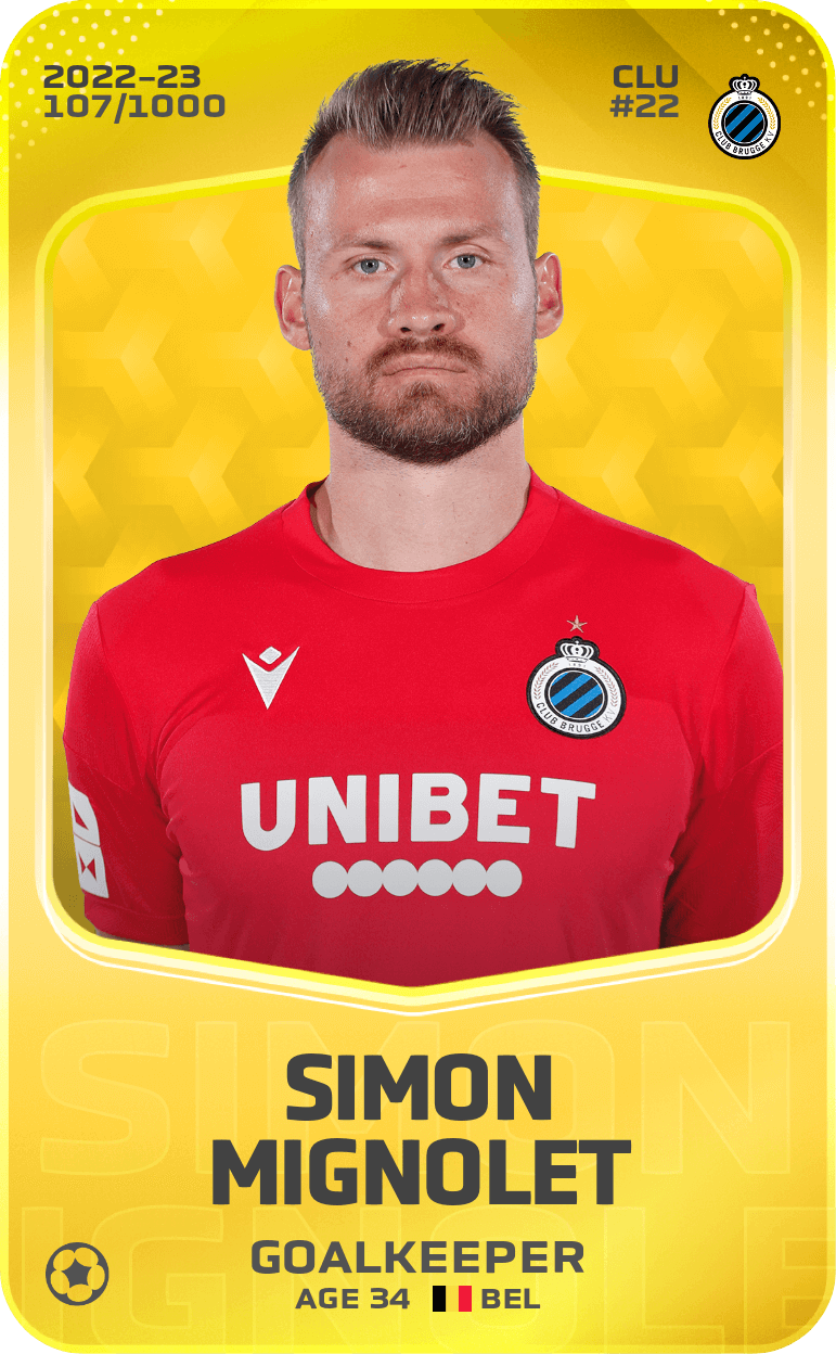 Simon Mignolet 2022-23 • Limited 107/1000