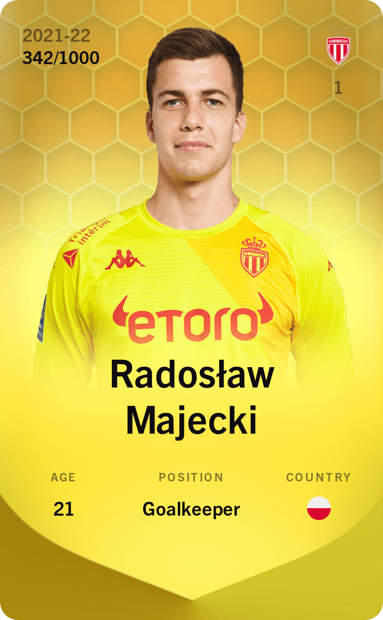 Radosław Majecki 2021-22 • Limited 342/1000