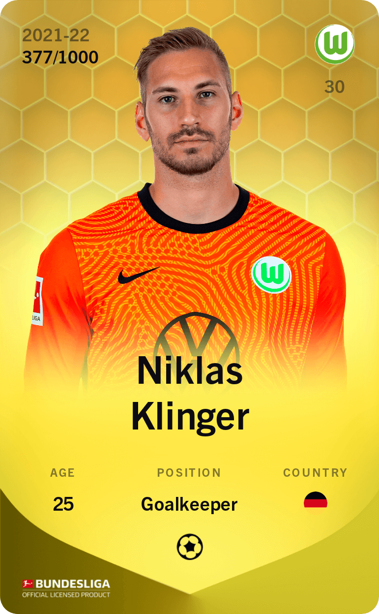 Niklas Klinger 2021-22 • Limited 377/1000