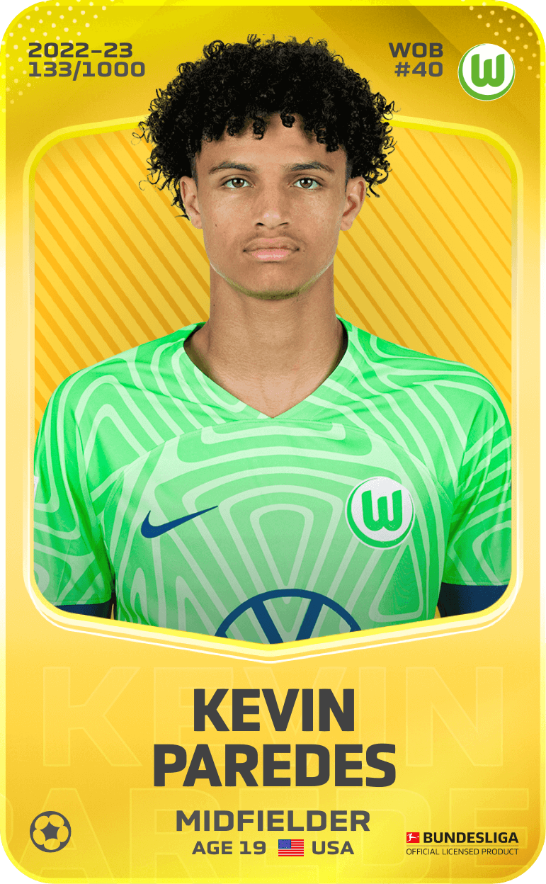 Kevin  Paredes 2022-23 • Limited 133/1000