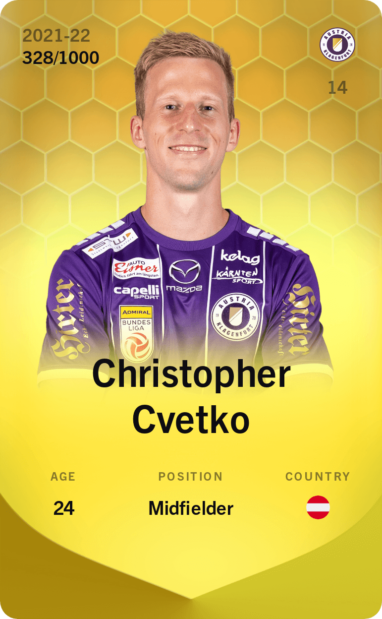 Christopher Cvetko 2021-22 • Limited 328/1000
