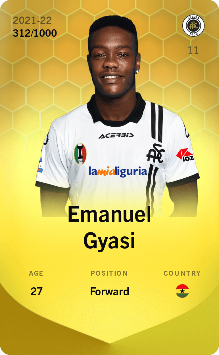 Emanuel Gyasi 2021-22 • Limited 312/1000
