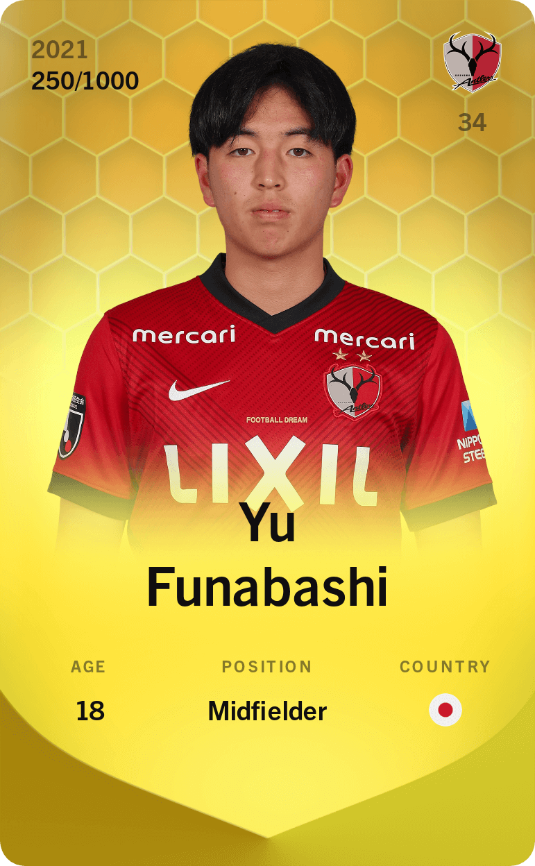 Yu Funabashi 2021-22 • Limited 250/1000