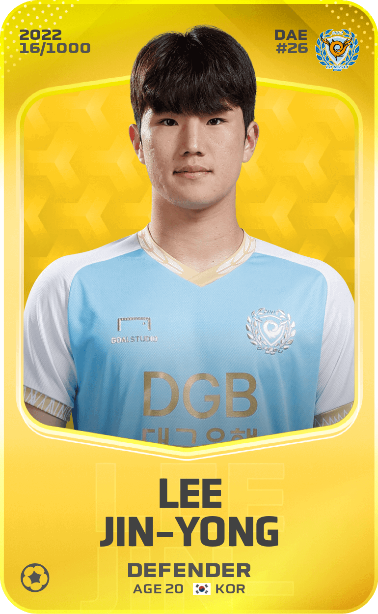 Lee Jin-Yong 2022-23 • Limited 16/1000
