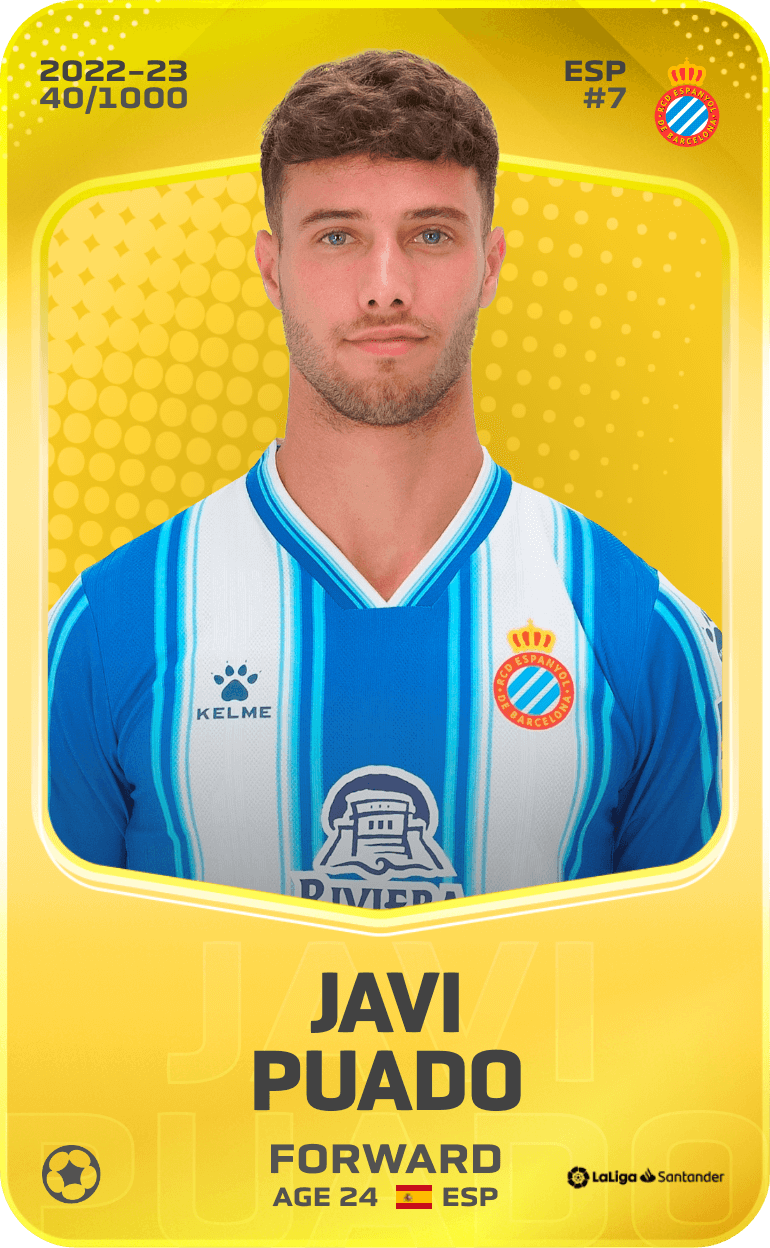 Javi Puado 2022-23 • Limited 40/1000