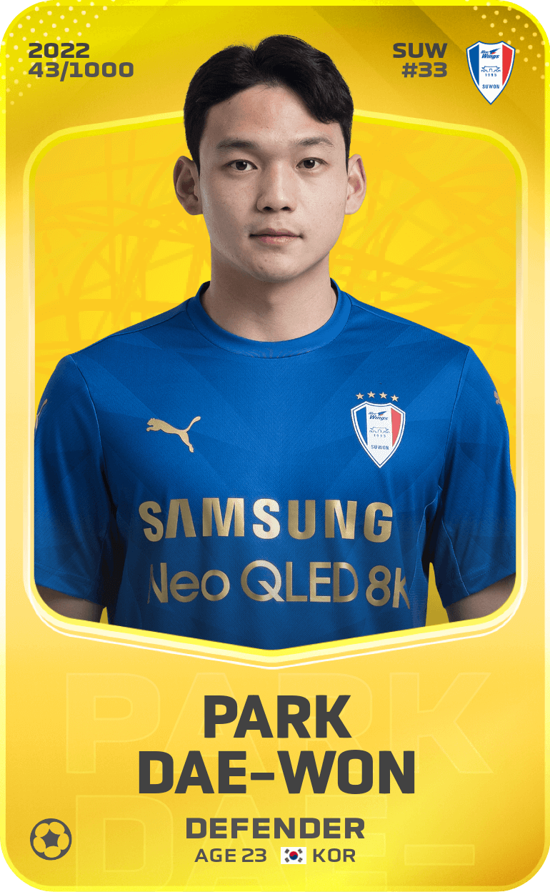 Park Dae-Won 2022-23 • Limited 43/1000