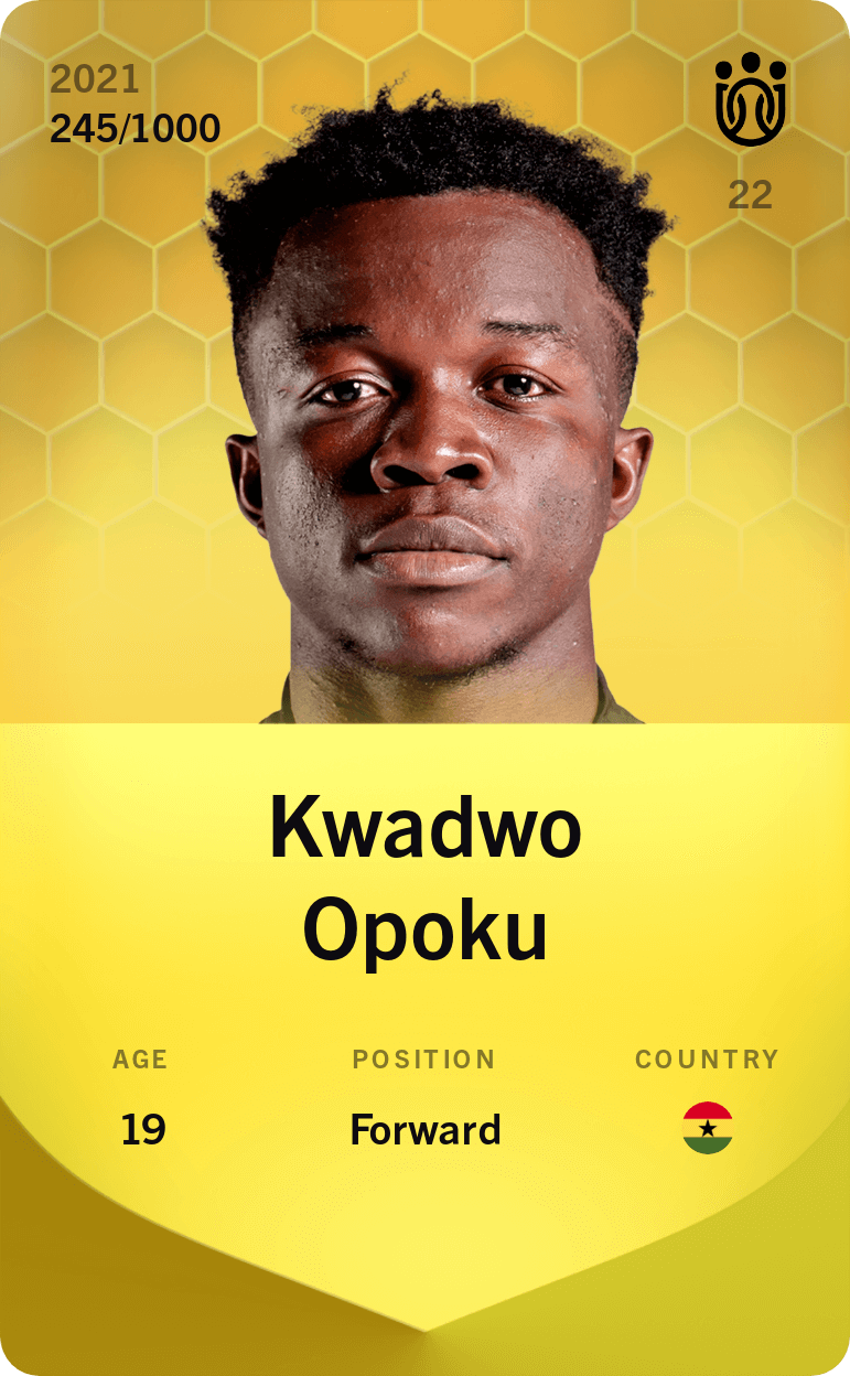 Kwadwo Opoku 2021-22 • Limited 245/1000