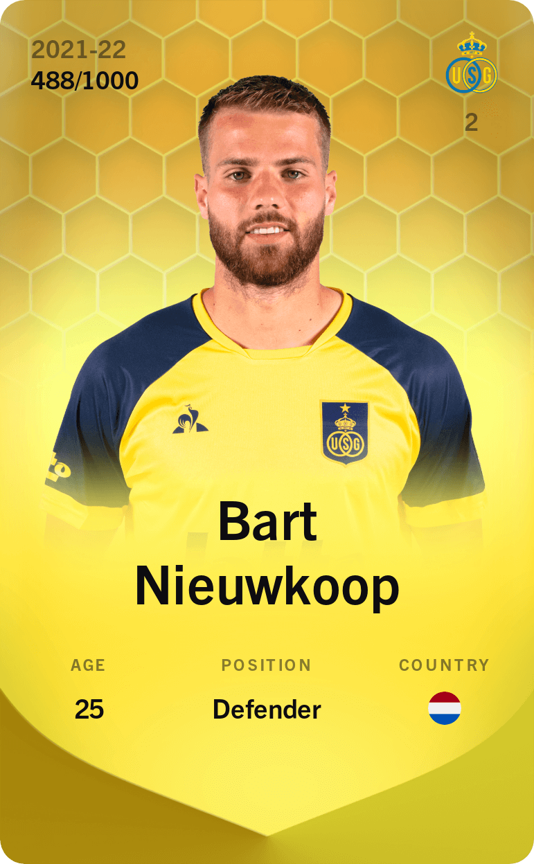 Bart Nieuwkoop 2021-22 • Limited 488/1000