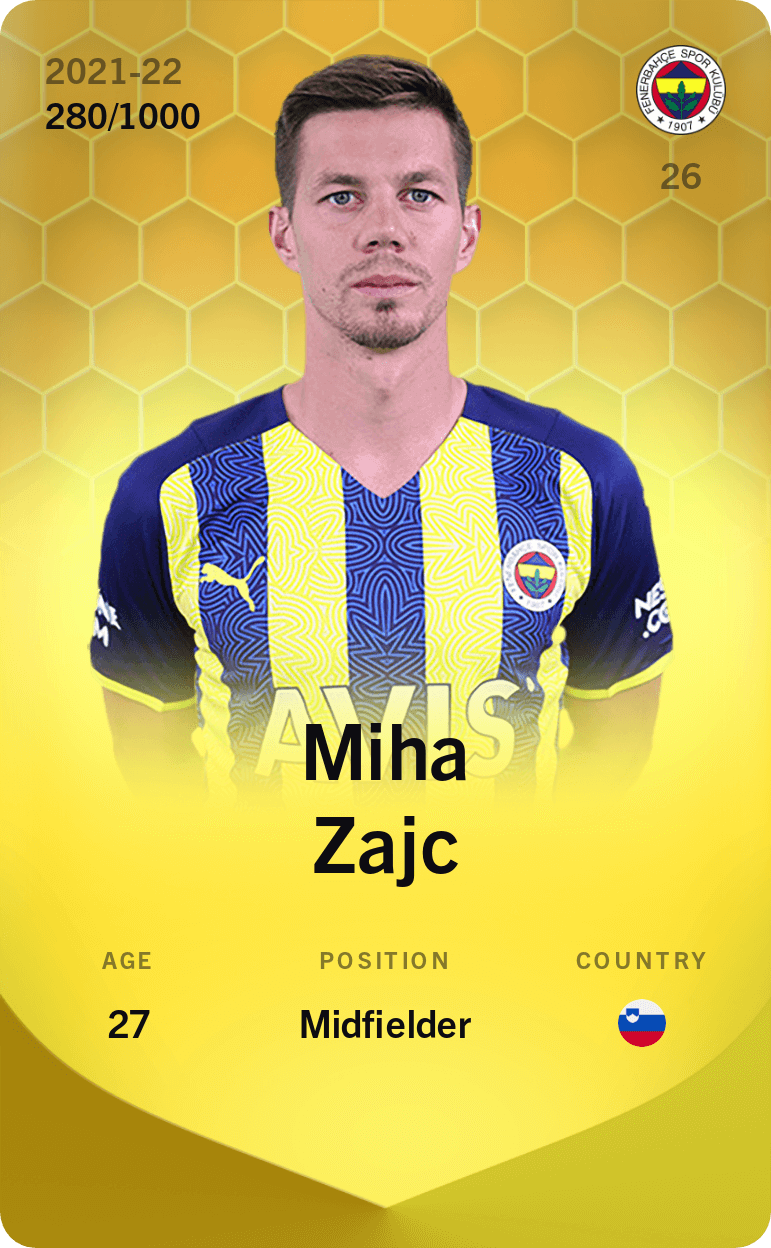 Miha Zajc 2021-22 • Limited 280/1000