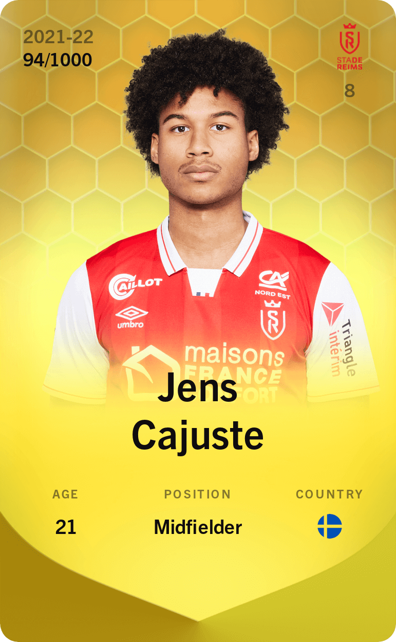 Jens Cajuste 2021-22 • Limited 94/1000
