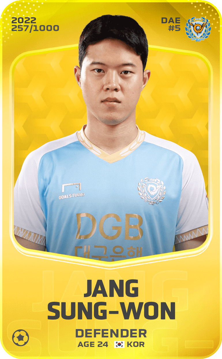Jang Sung-Won 2022-23 • Limited 257/1000