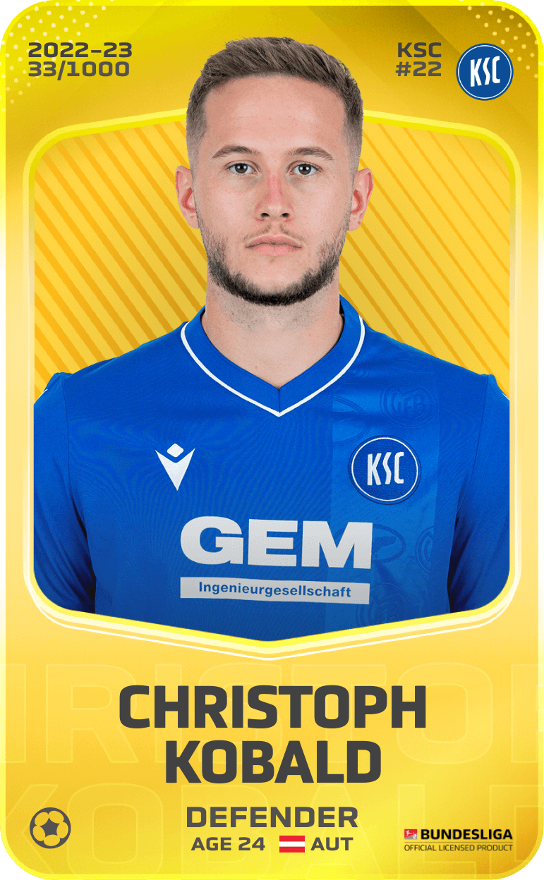 Christoph Kobald 2022-23 • Limited 33/1000
