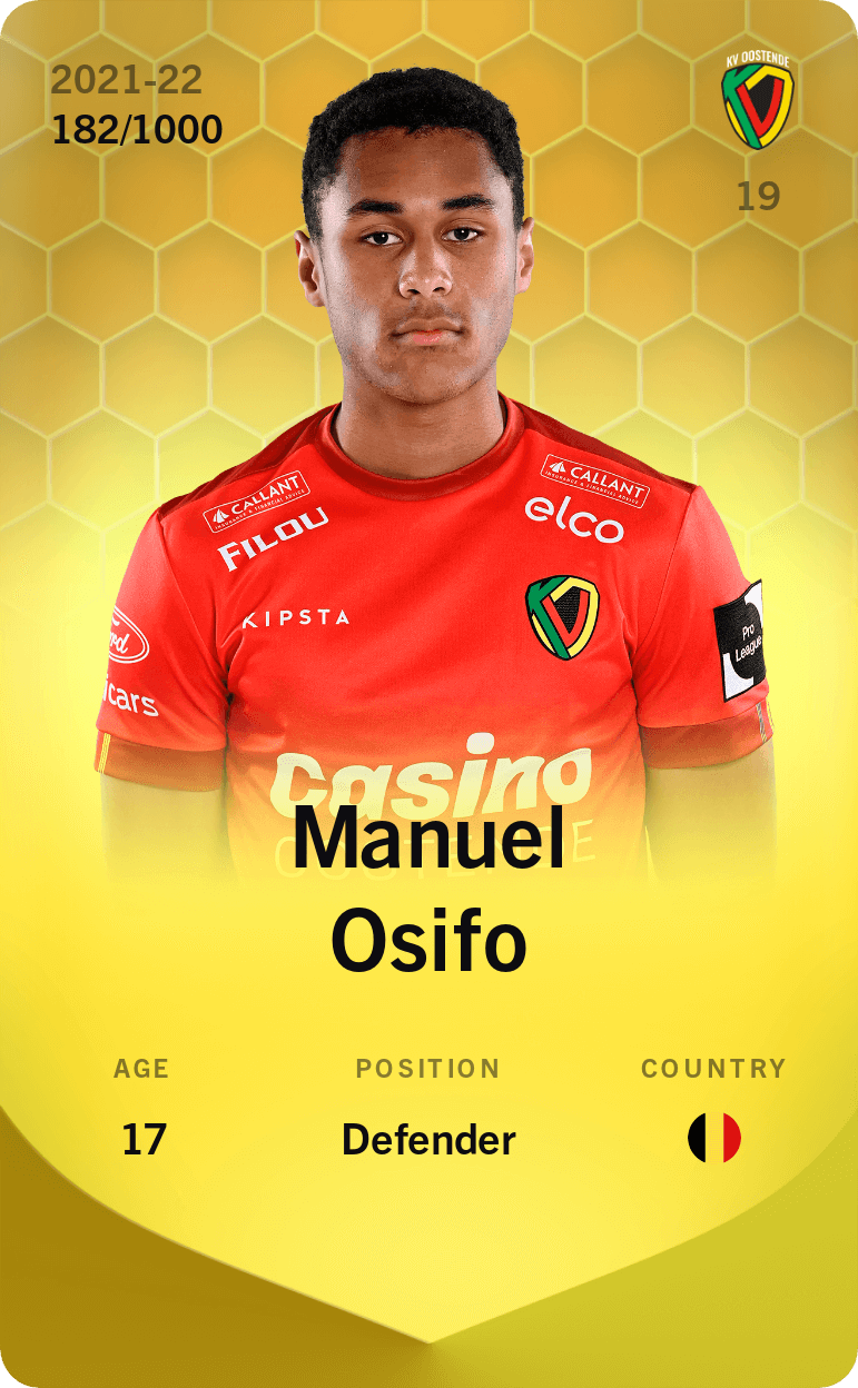 Manuel Osifo 2021-22 • Limited 182/1000