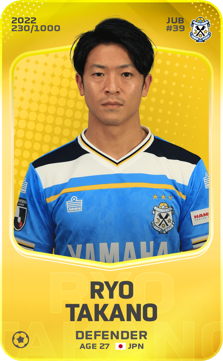 Sorare - Sorare Official - Ryo Takano 2022-23 • Limited 230/1000 - NFT # 25925331135817321777011510935240831275876272194698821930127869645803165766106