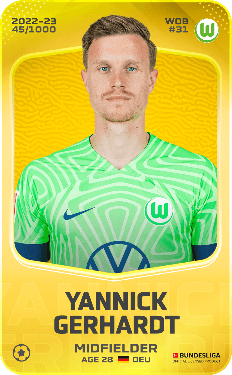 Yannick Gerhardt 2022-23 • Limited 45/1000