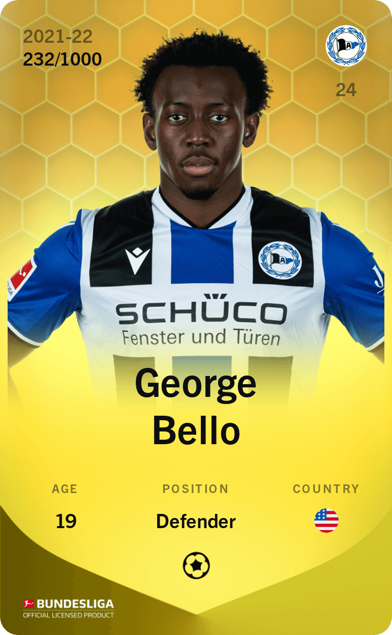 George Bello 2021-22 • Limited 232/1000
