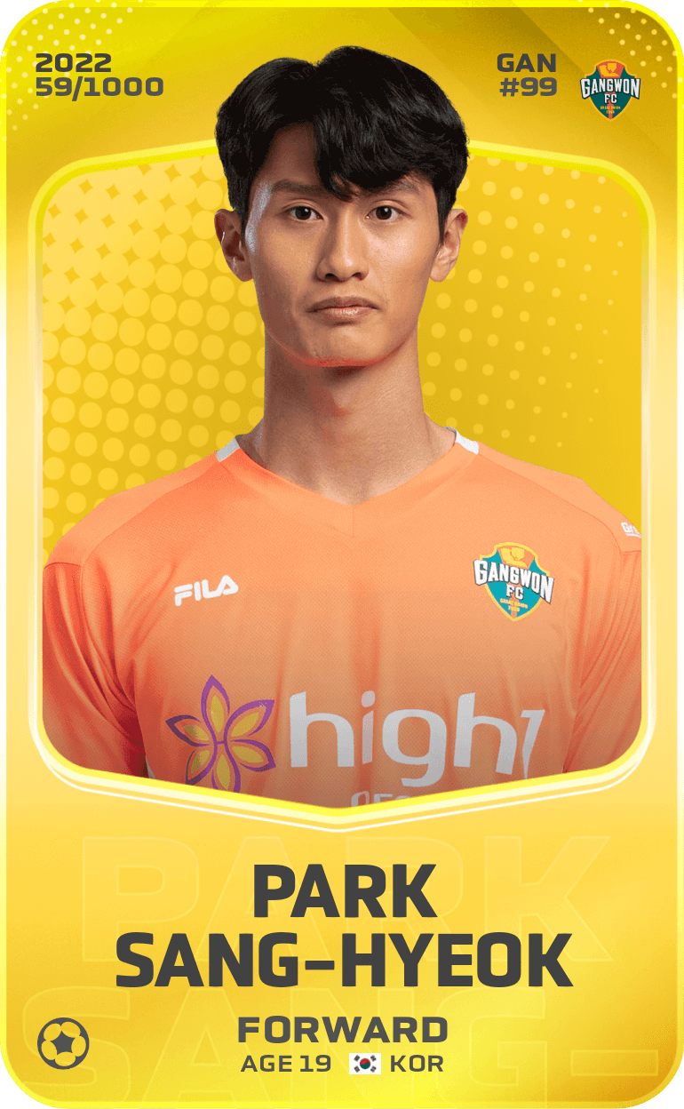 Park Sang-Hyeok 2022-23 • Limited 59/1000
