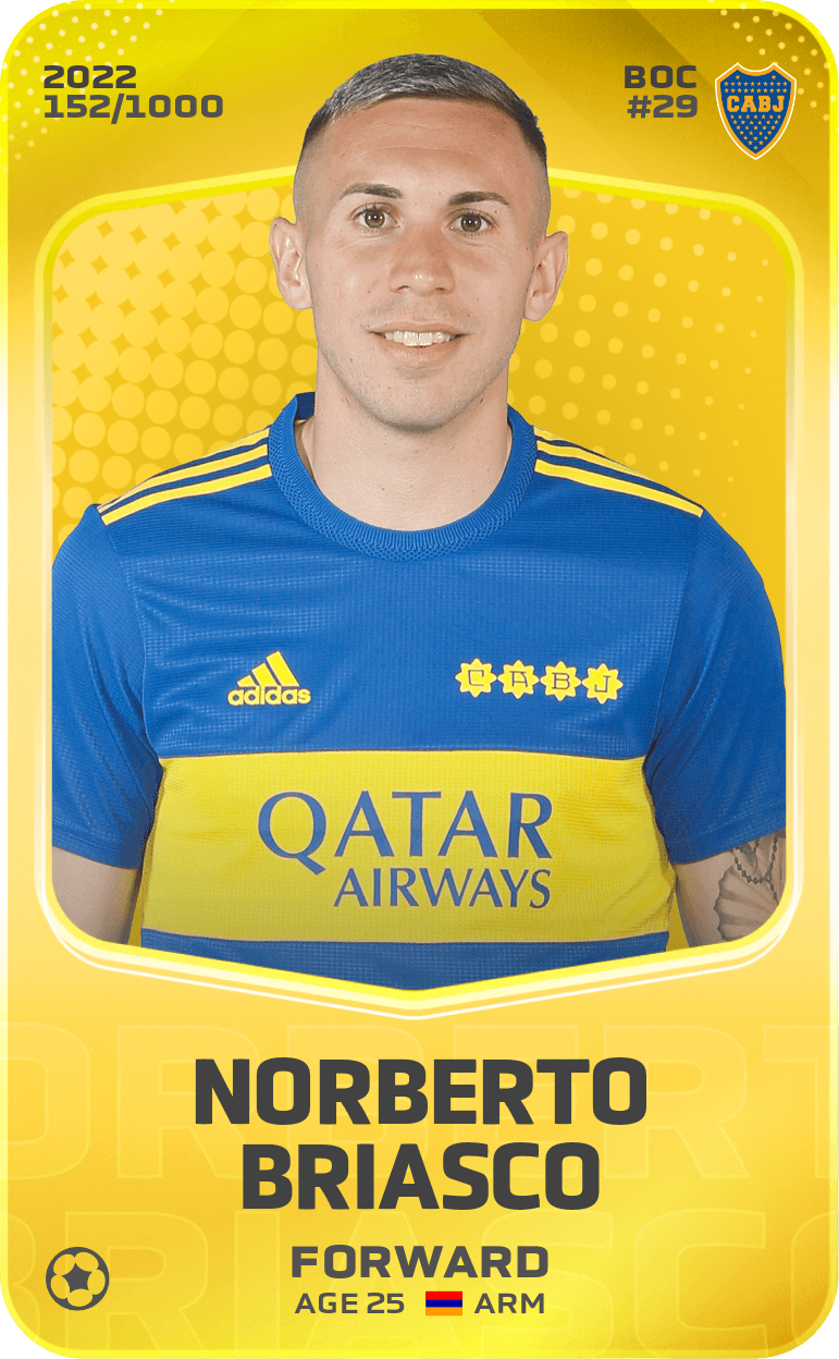 Norberto Briasco 2022-23 • Limited 152/1000