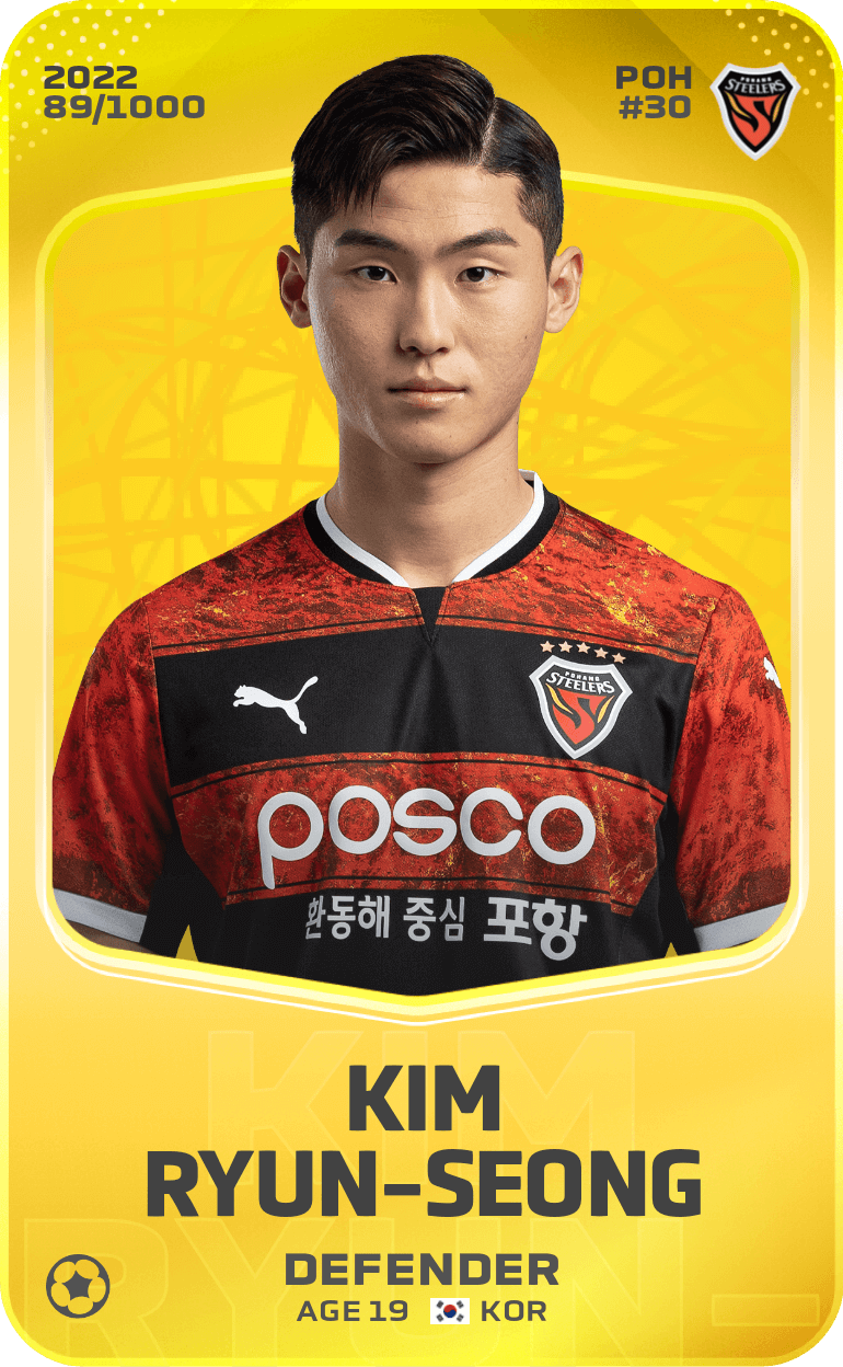 Kim Ryun-Seong 2022-23 • Limited 89/1000