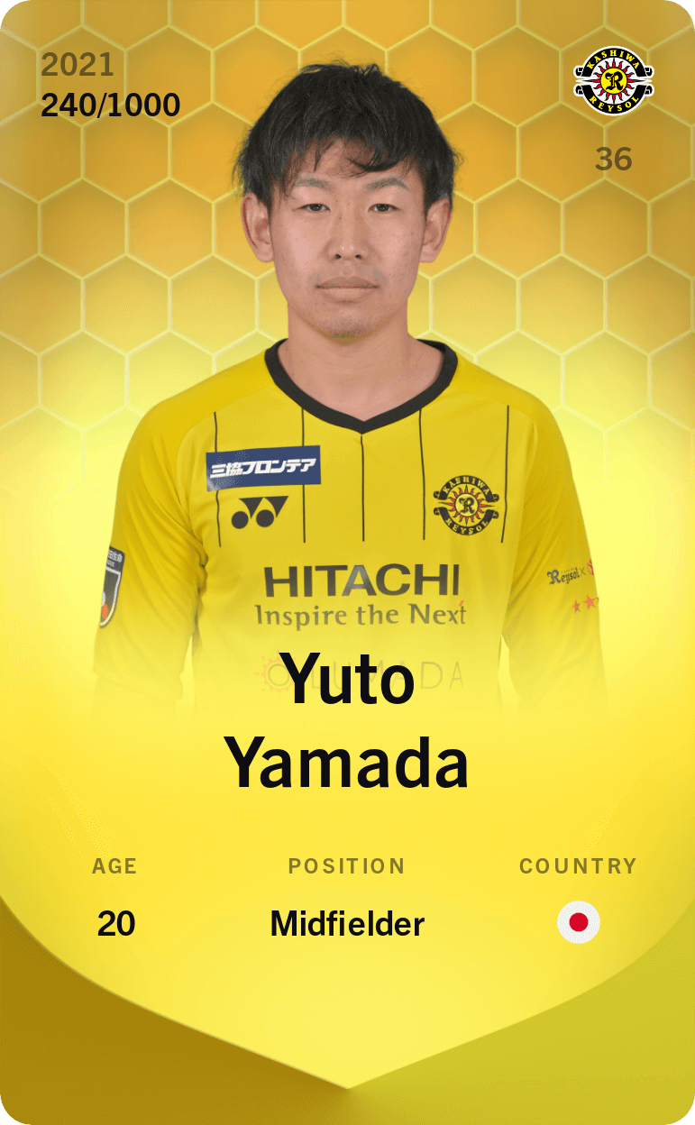 Yuto Yamada 2021-22 • Limited 240/1000