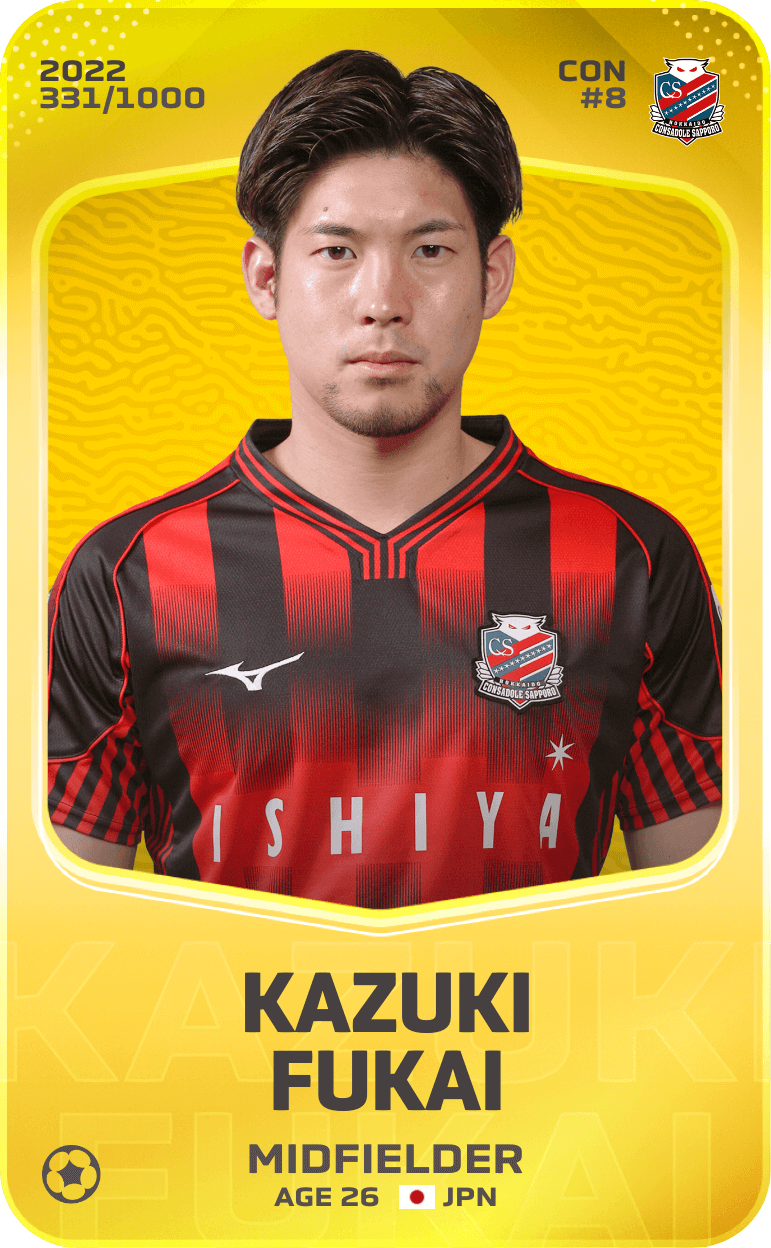 Kazuki Fukai 2022-23 • Limited 331/1000