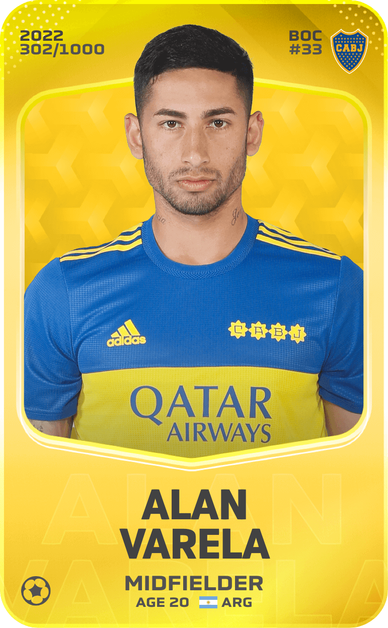 Alan Varela 2022-23 • Limited 302/1000