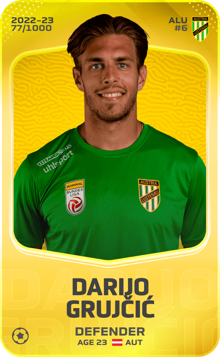 Darijo Grujčić 2022-23 • Limited 77/1000