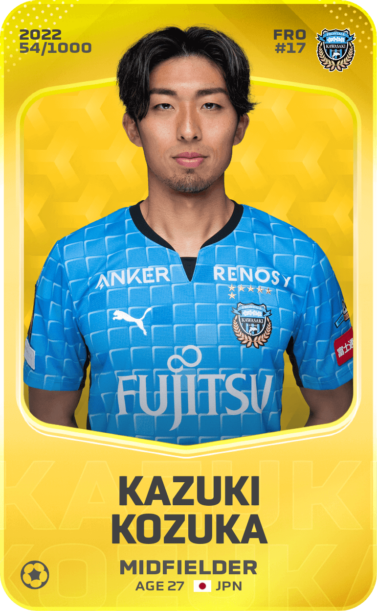 Kazuki Kozuka 2022-23 • Limited 54/1000
