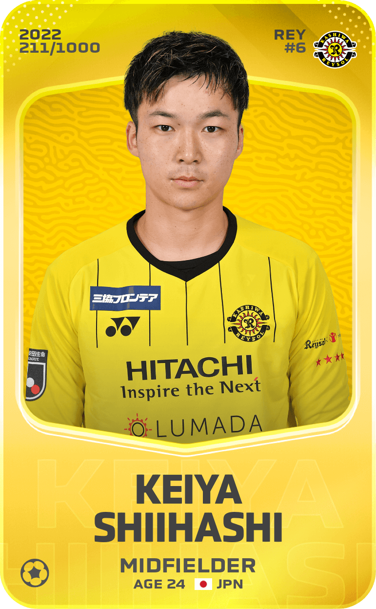 Keiya Shiihashi 2022-23 • Limited 211/1000