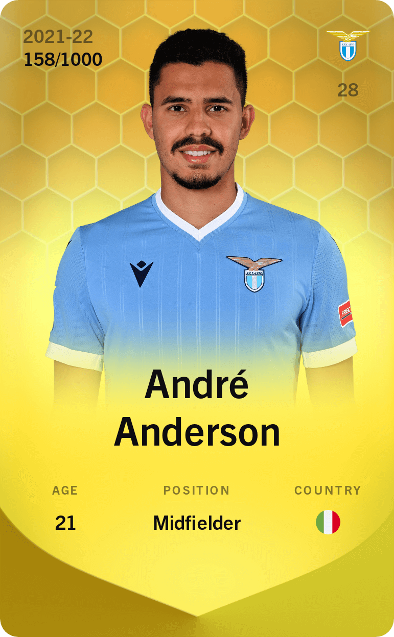 André Anderson 2021-22 • Limited 158/1000