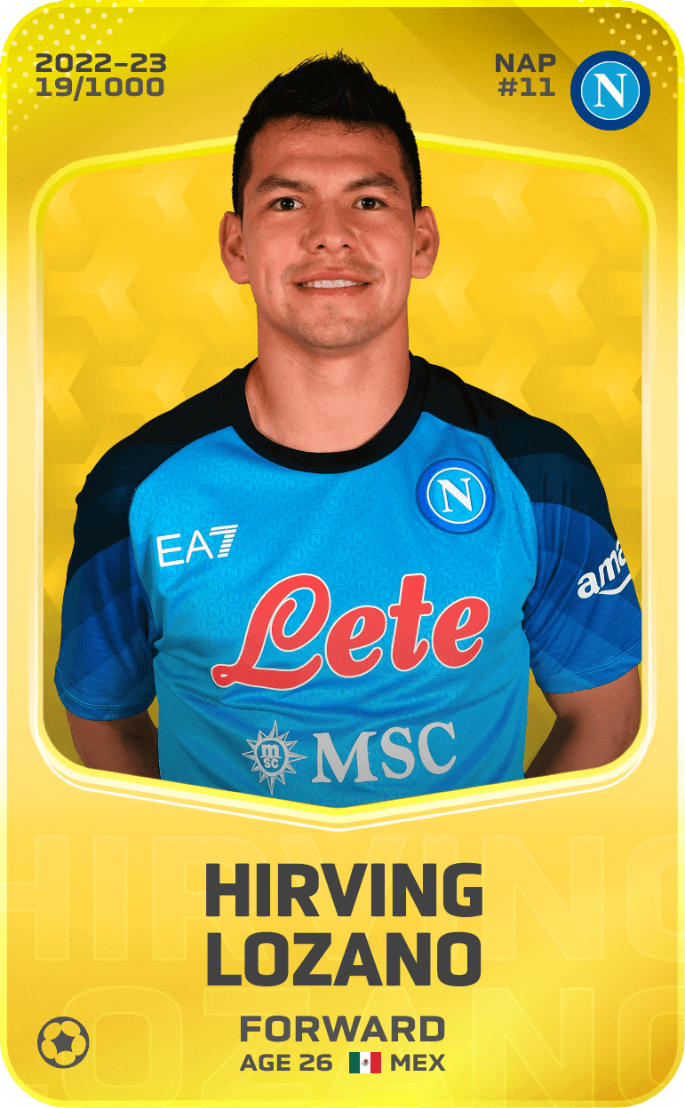 Hirving Lozano 2022-23 • Limited 19/1000