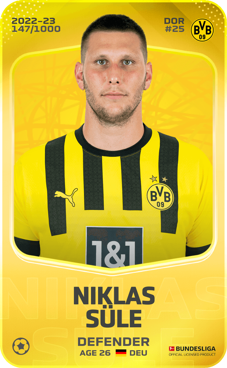 Niklas Süle 2022-23 • Limited 147/1000