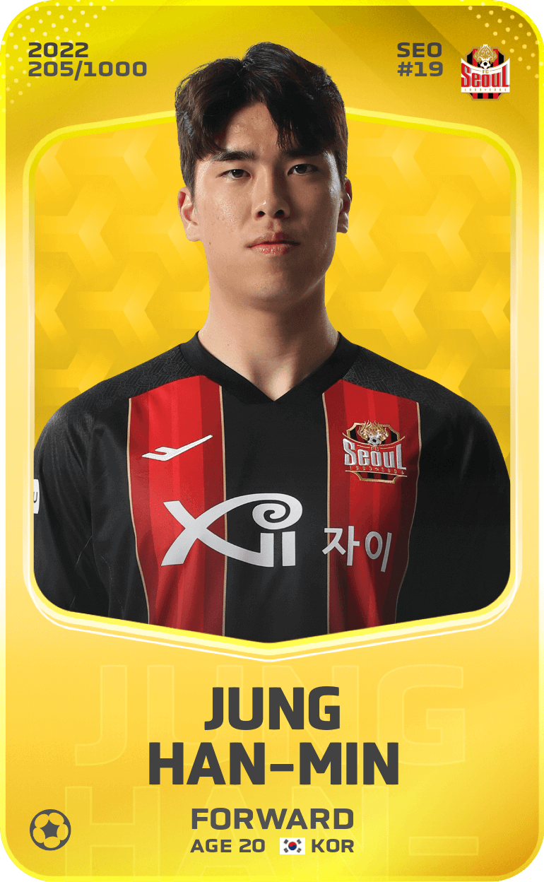 Jung Han-Min 2022-23 • Limited 205/1000