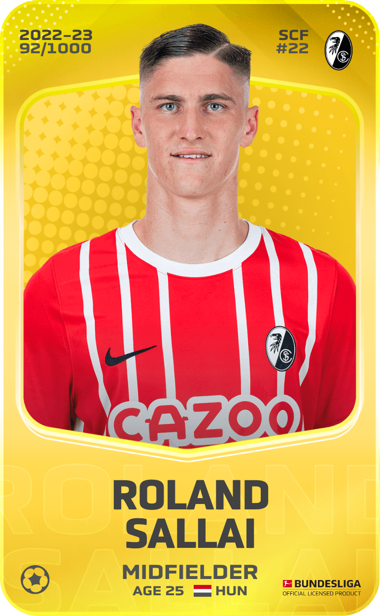Roland Sallai 2022-23 • Limited 92/1000