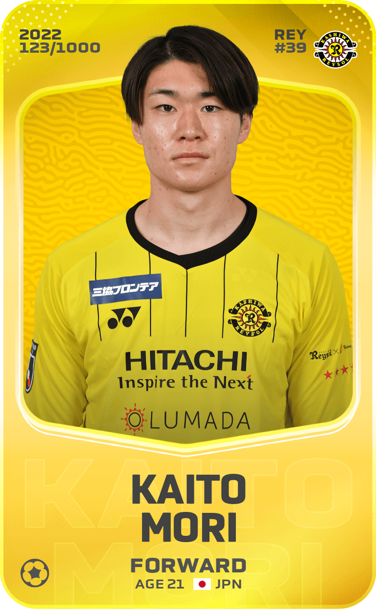 Kaito Mori 2022-23 • Limited 123/1000