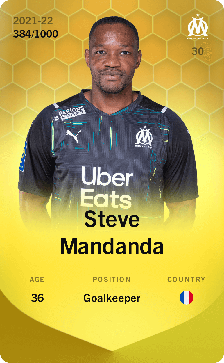 Steve Mandanda 2021-22 • Limited 384/1000
