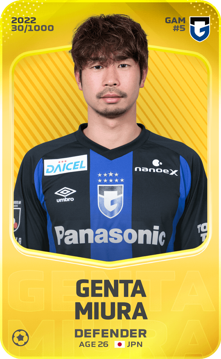 Genta Miura 2022-23 • Limited 30/1000