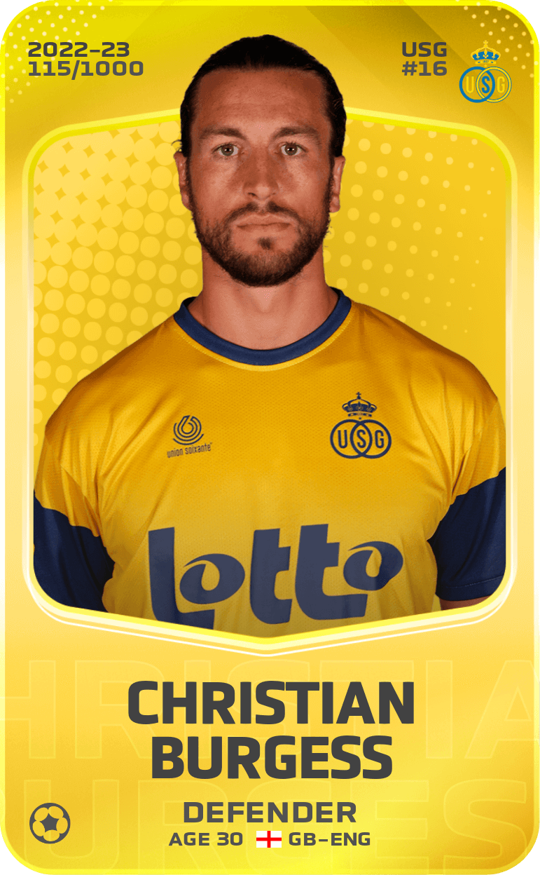 Christian Burgess 2022-23 • Limited 115/1000
