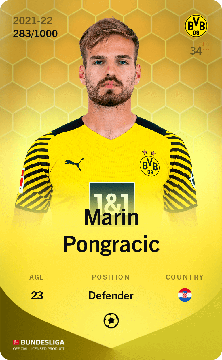 Marin Pongracic 2021-22 • Limited 283/1000