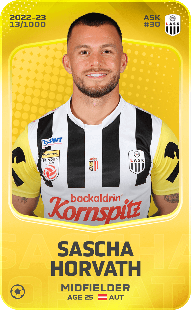 Sascha Horvath 2022-23 • Limited 13/1000
