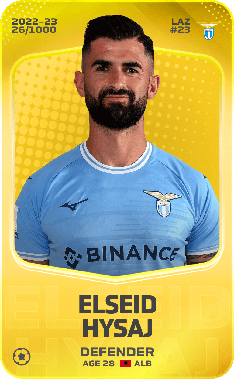 Elseid Hysaj 2022-23 • Limited 26/1000