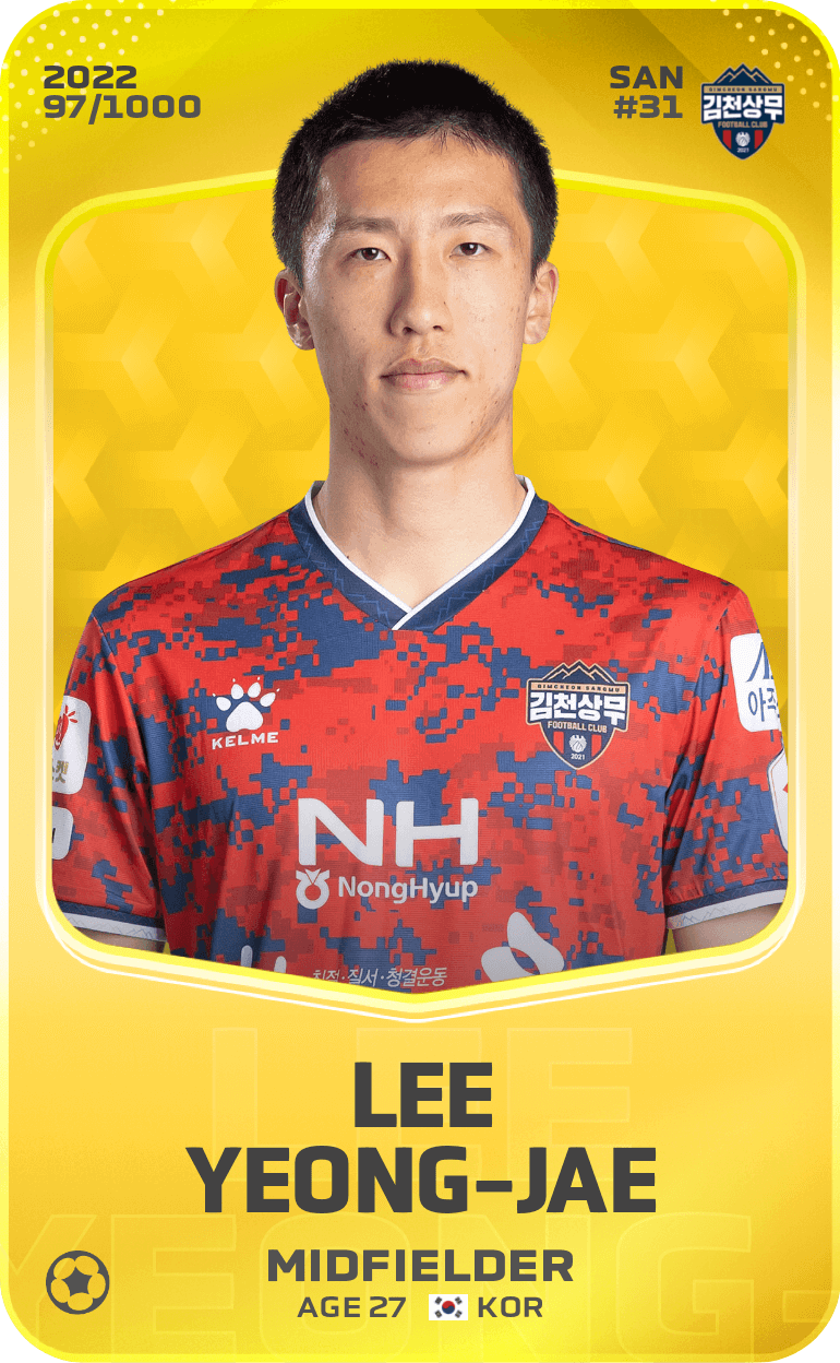 Lee Yeong-Jae 2022-23 • Limited 97/1000