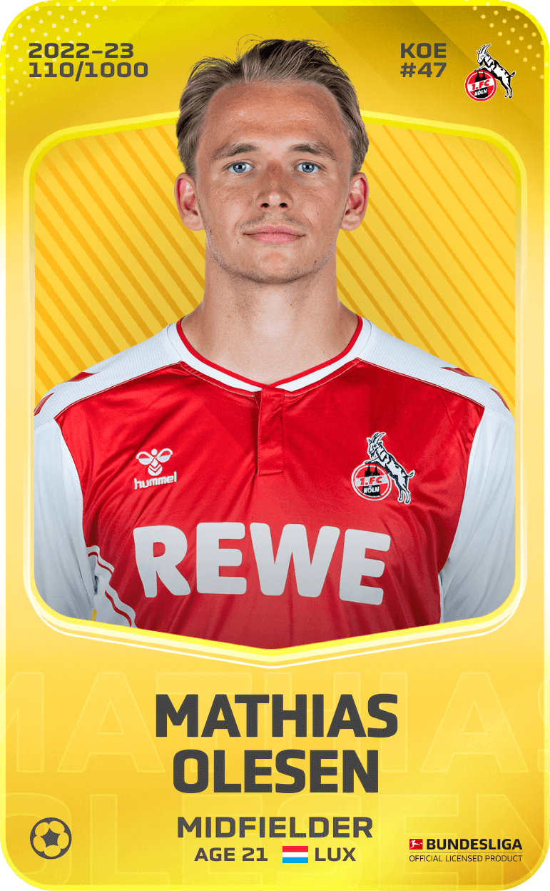 Mathias Olesen 2022-23 • Limited 110/1000