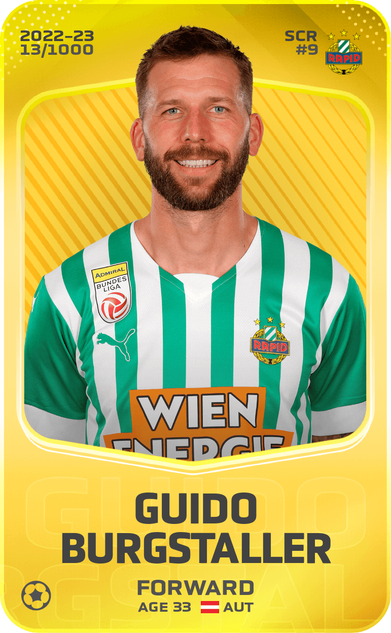 Guido Burgstaller 2022-23 • Limited 13/1000